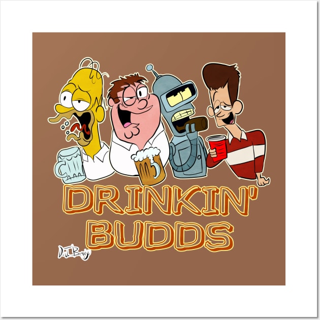 Drinkin' Budds Wall Art by D.J. Berry